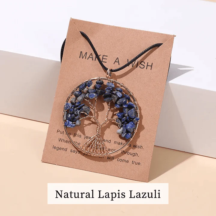 Zeven chakra's levensboom-ketting