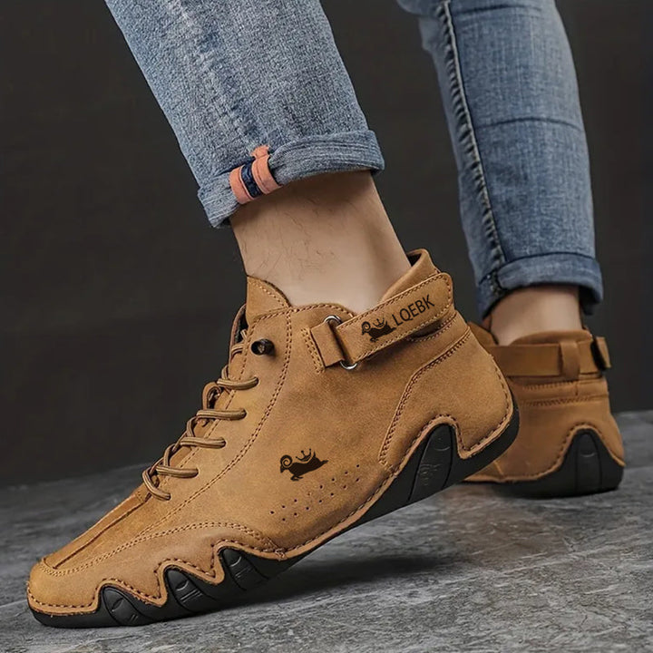 Wandelschoenen Heren - leren - orthopedisch voetbed