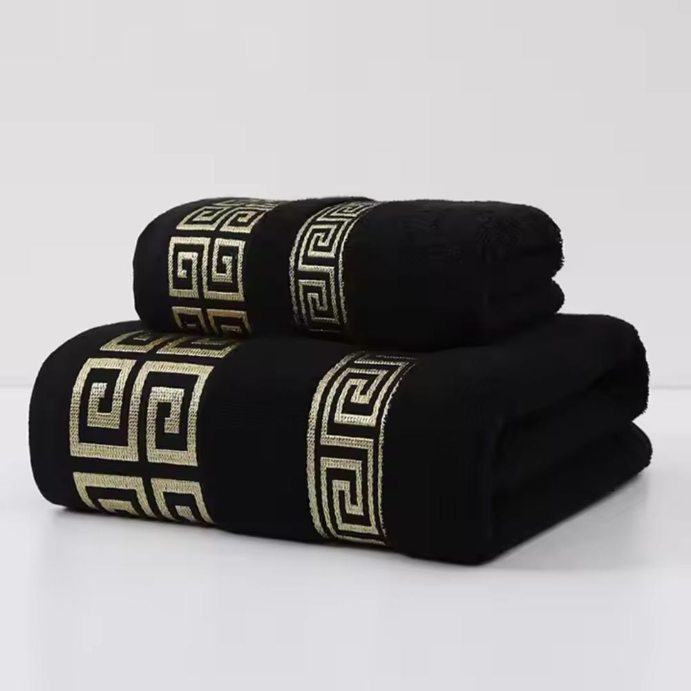 Luxe Katoenen Handdoekenset met Zachte Terry