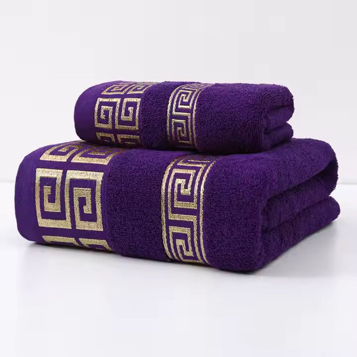 Luxe Katoenen Handdoekenset met Zachte Terry