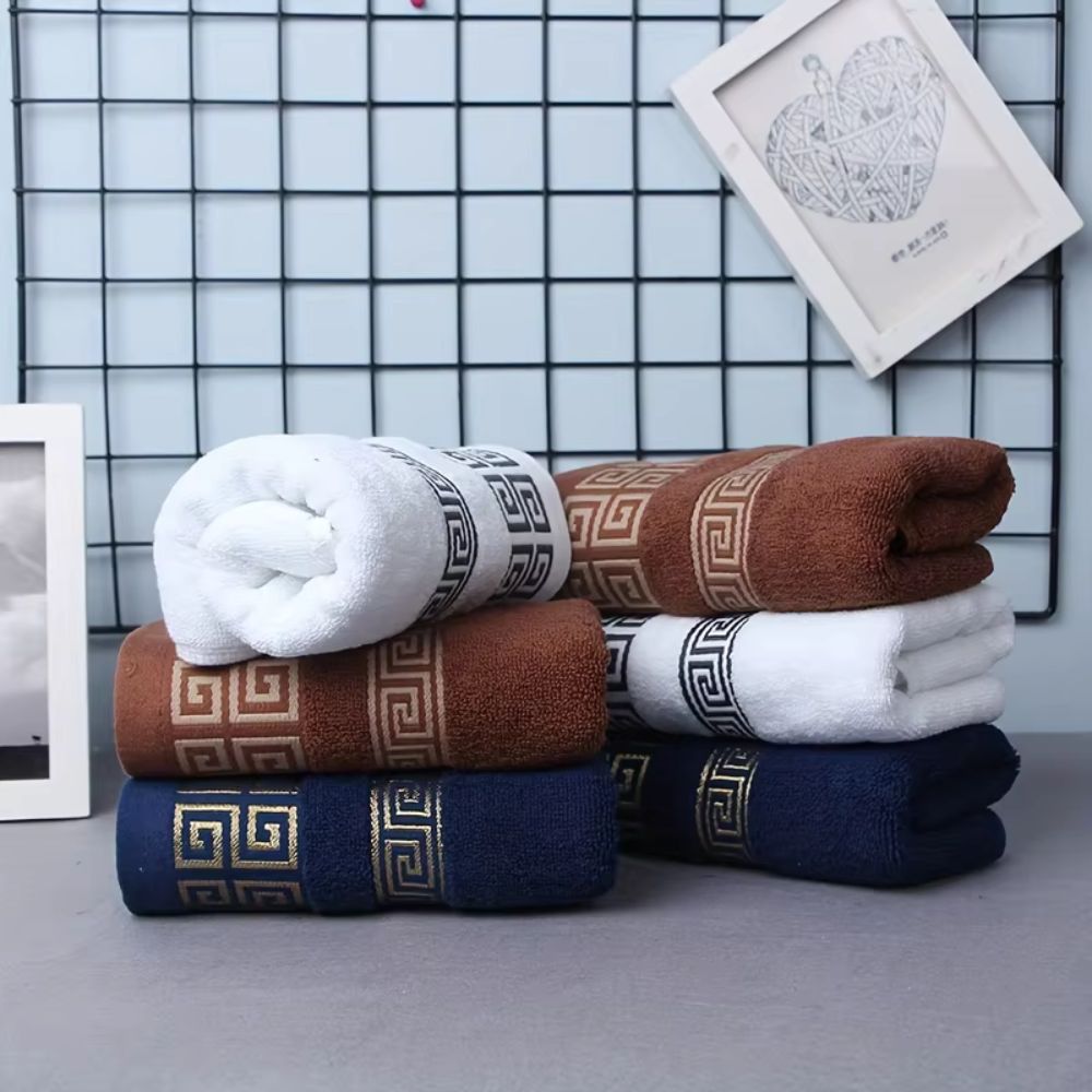 Luxe Katoenen Handdoekenset met Zachte Terry