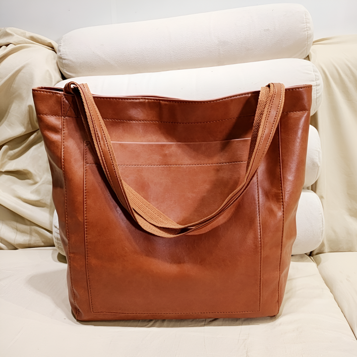 Luxe Leren Tote Schoudertas voor Dames - Celina