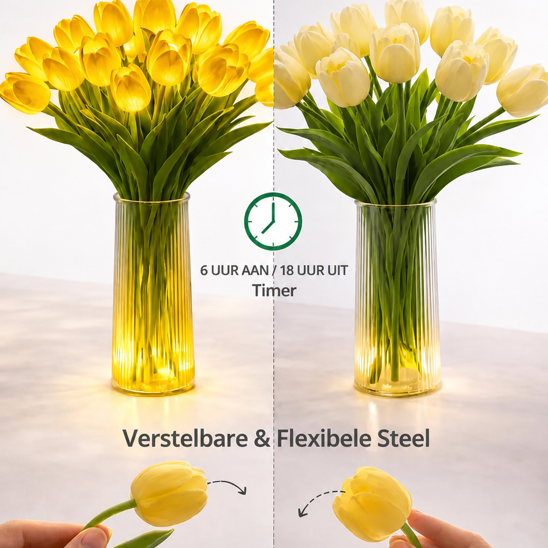 Gezellige led-bloemenlamp voor warm, sfeervol licht