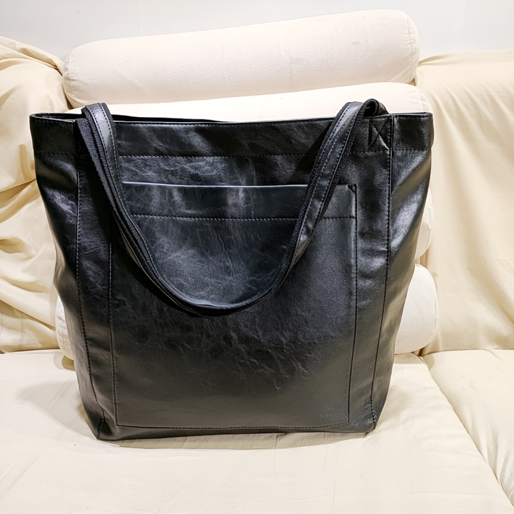 Leren tas voor dames - met veel opbergruimte