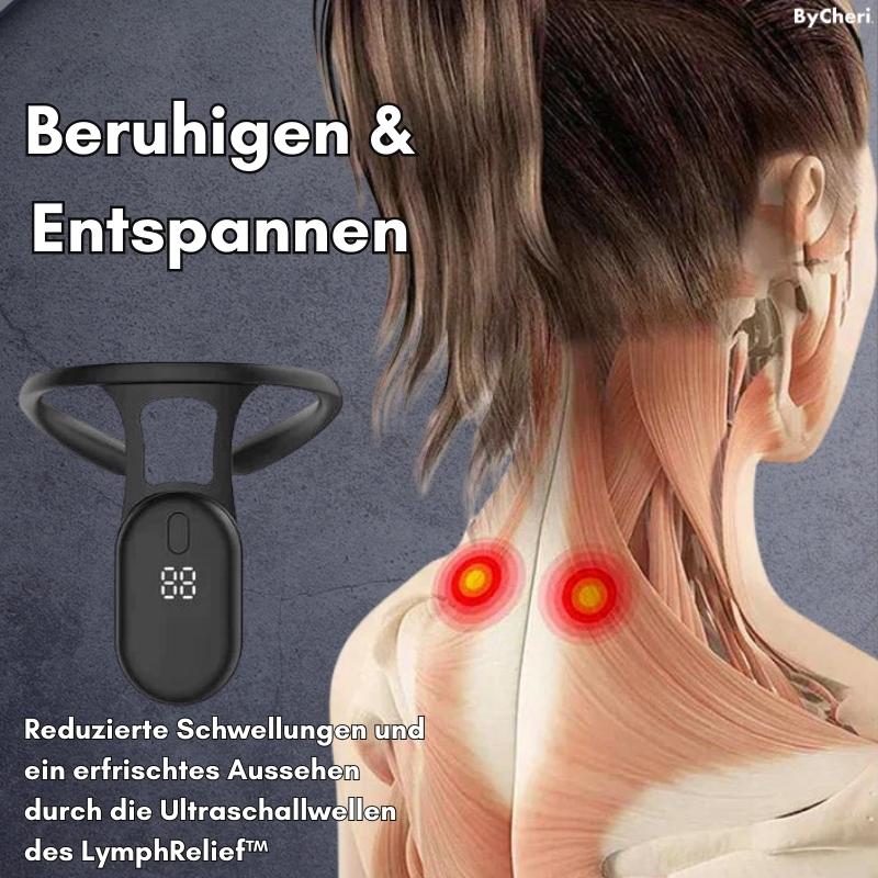 Ultrasoon lymfedrainage-massageapparaat voor de nek