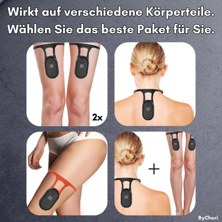 Ultrasoon lymfedrainage-massageapparaat voor de nek