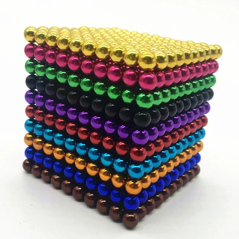 Boetseerset met magnetische balletjes – creatieve bouwset