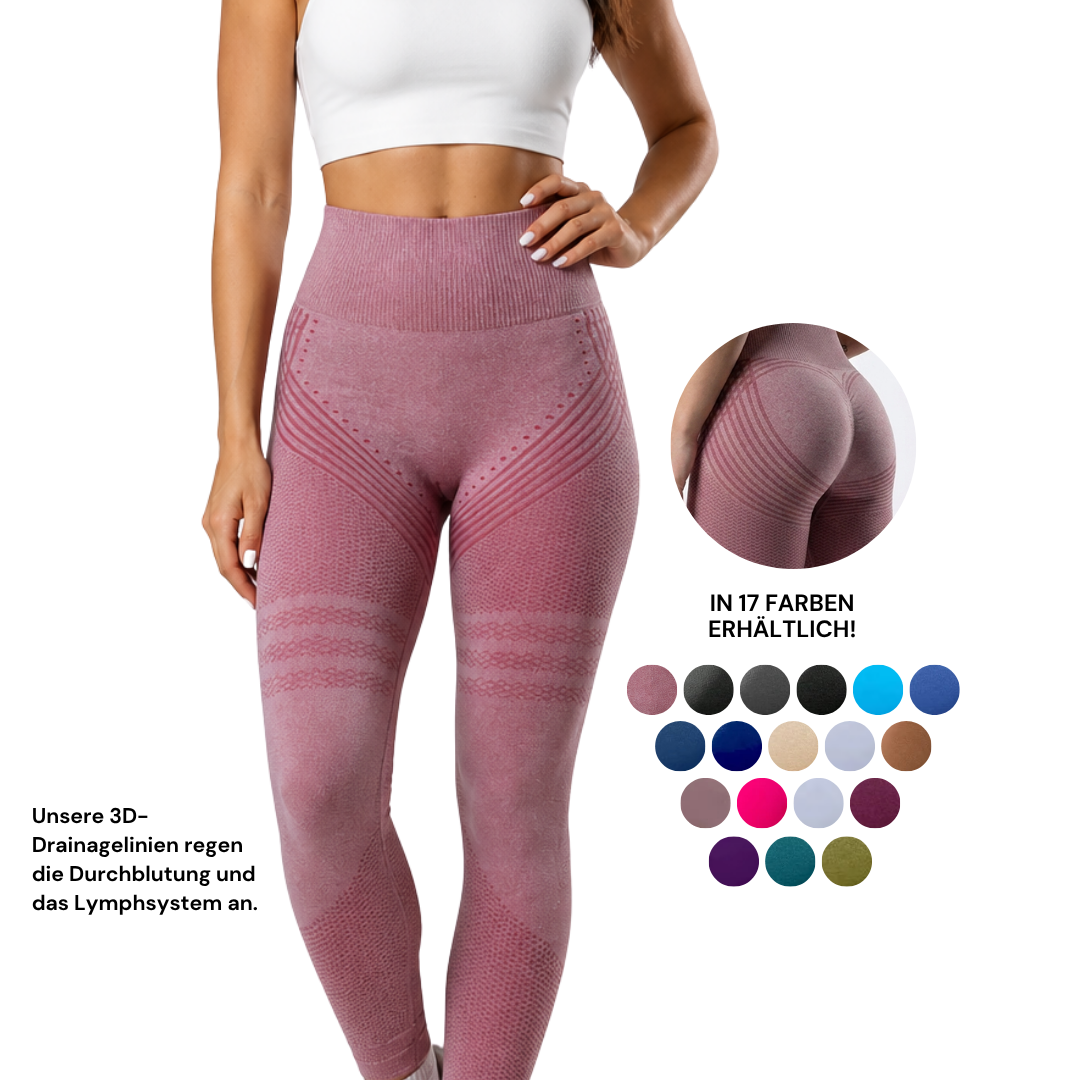 Curvay 3D Sculpt legging - cellulitis-gladmakende compressie