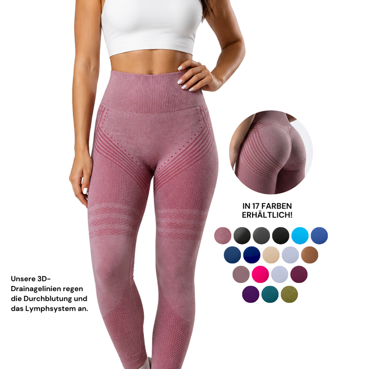 Curvay 3D Sculpt legging - cellulitis-gladmakende compressie