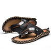 Stijlvolle Leren Teenslippers Voor Heren