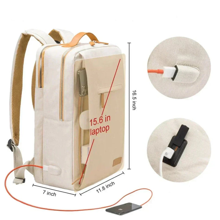 Rugzak met laptopvak en USB-oplaadpoort – Nova