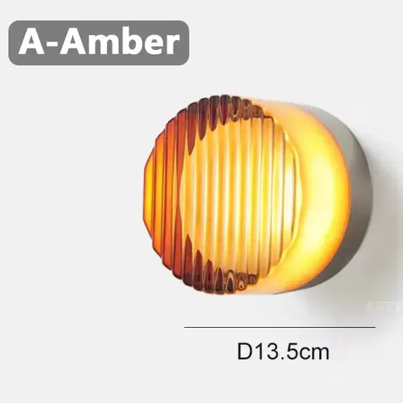 Noordse ronde wandlamp – moderne led-wandlamp voor slaapkamer en gang