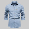 Levi Heren denim overhemd met lange mouwen