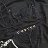 LaceFlair gepersonaliseerde kanten lingerie met kristallen letters