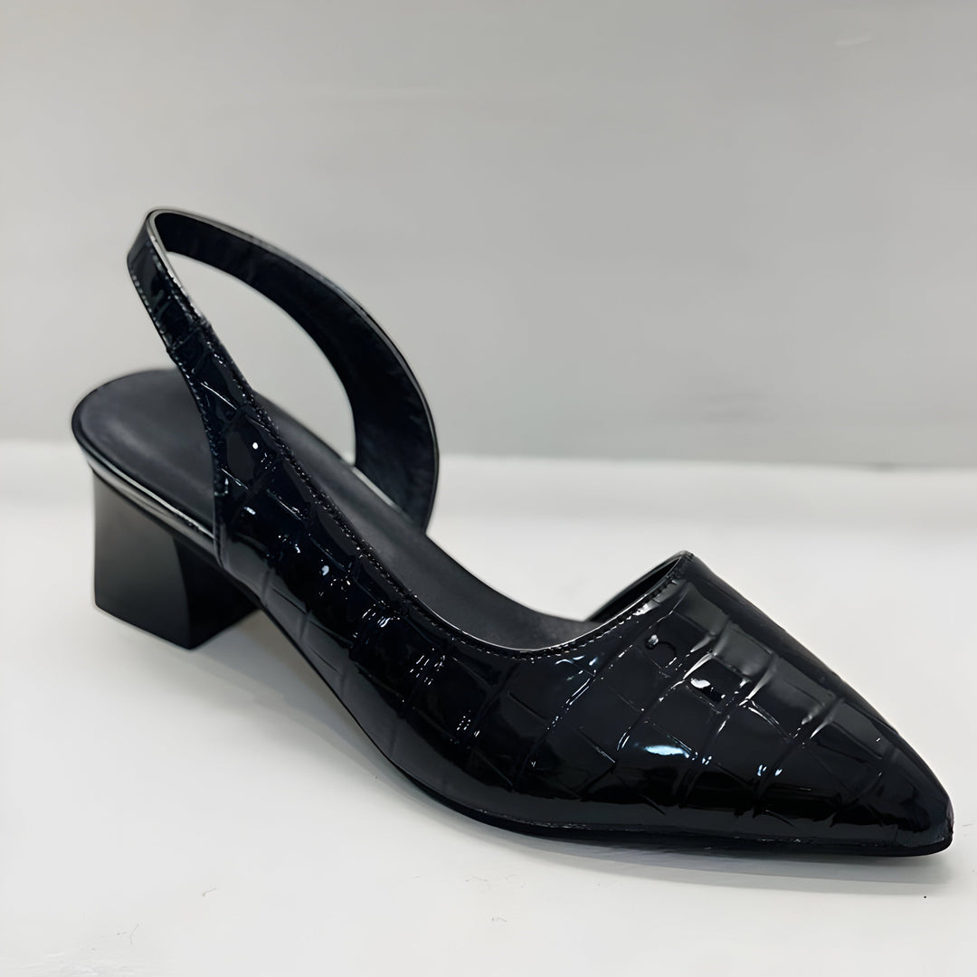 Comfortabele orthopedische pumps met voetboogondersteuning en brede neus