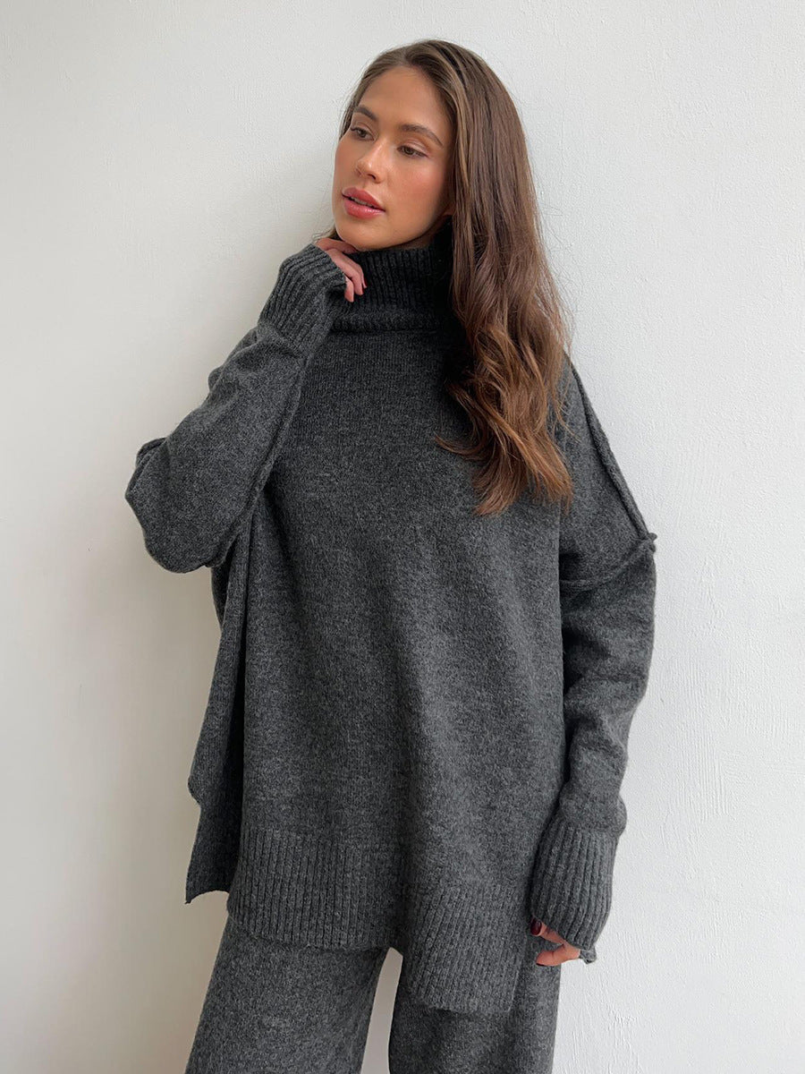 Gebreide Set met Coltrui voor Dames
