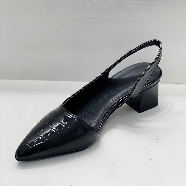 Comfortabele orthopedische pumps met voetboogondersteuning en brede neus
