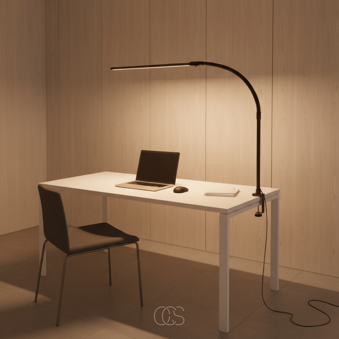 Dimbare bureaulamp - 3 lichtkleuren & verstelbaar ontwerp