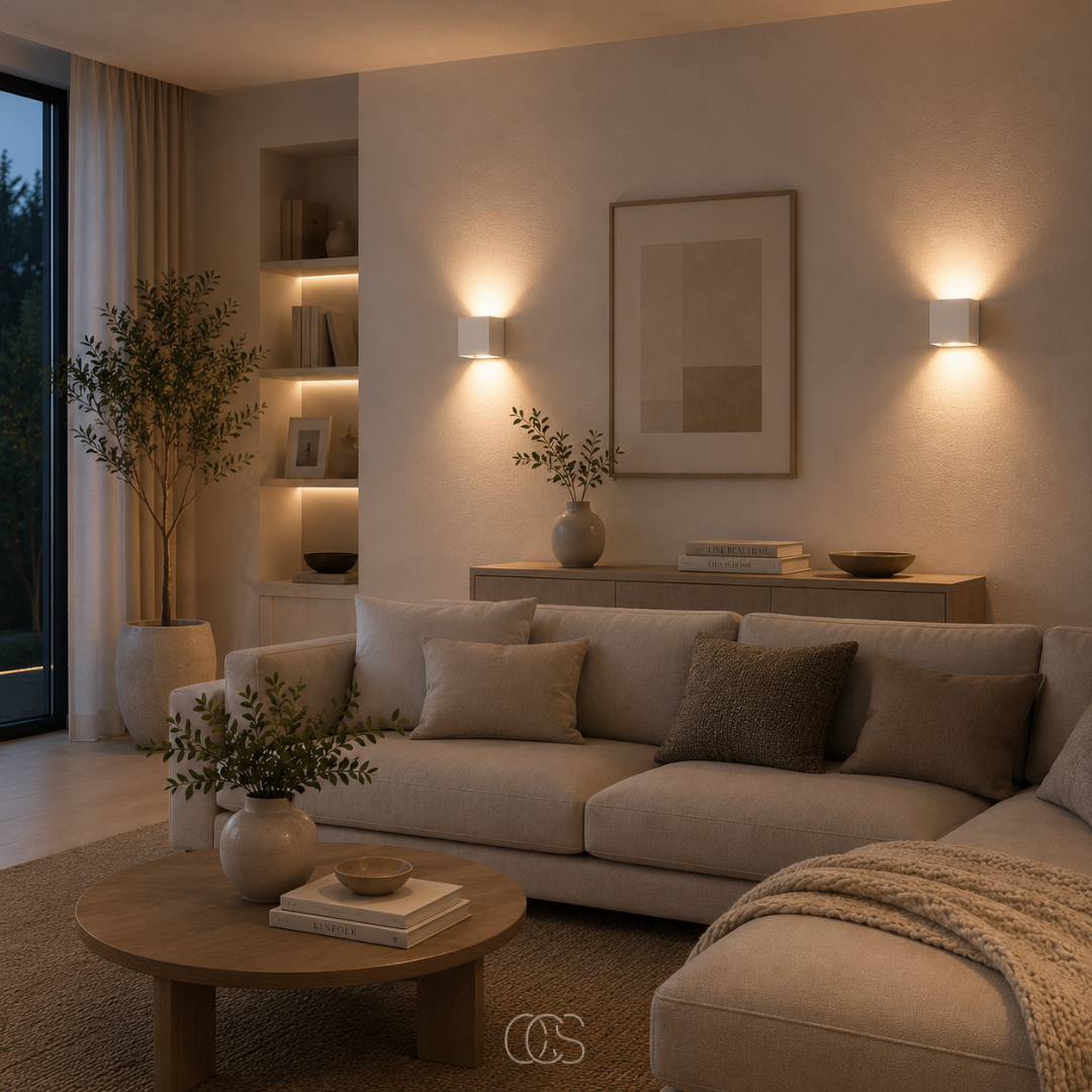 Luxe draadloze wandlamp | vierkante sensorlamp | aluminium 10 x 10 cm