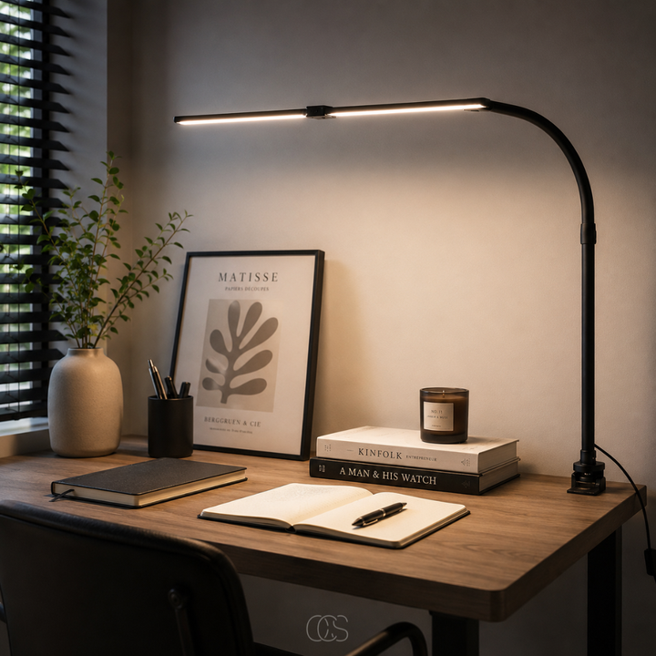 Dimbare bureaulamp - 3 lichtkleuren & verstelbaar ontwerp