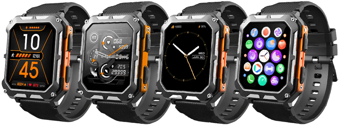 Robuuste smartwatch met hartslagmeter en stappenteller – EnduranceX