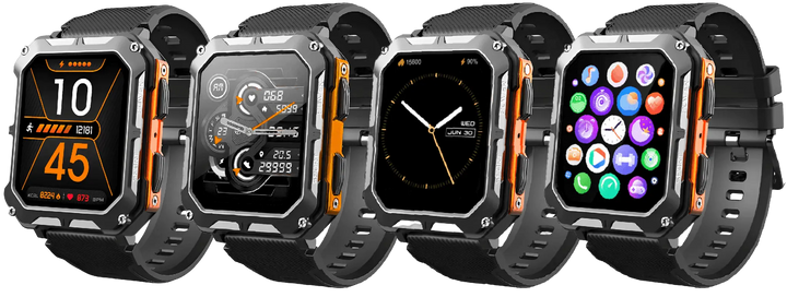 Robuuste smartwatch met hartslagmeter en stappenteller – EnduranceX