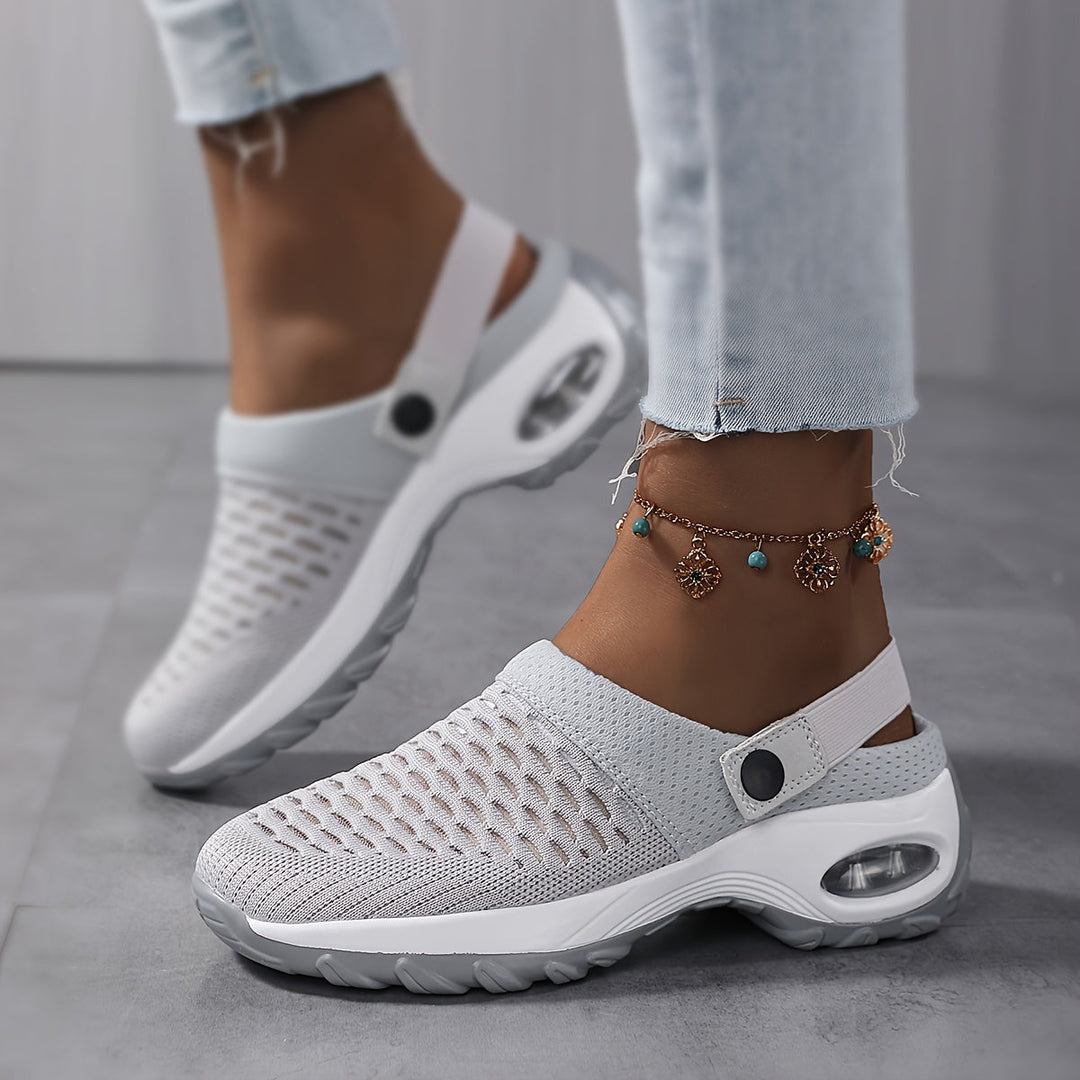Orthopedische mesh-clogs voor dames | Luchtkussendemping | Antislip instapschoenen