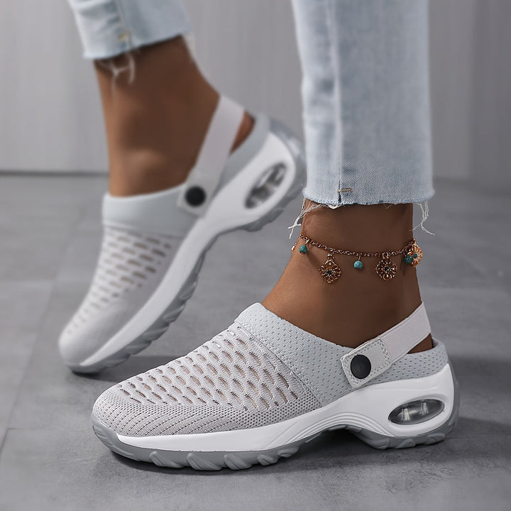 Orthopedische mesh-clogs voor dames | Luchtkussendemping | Antislip instapschoenen