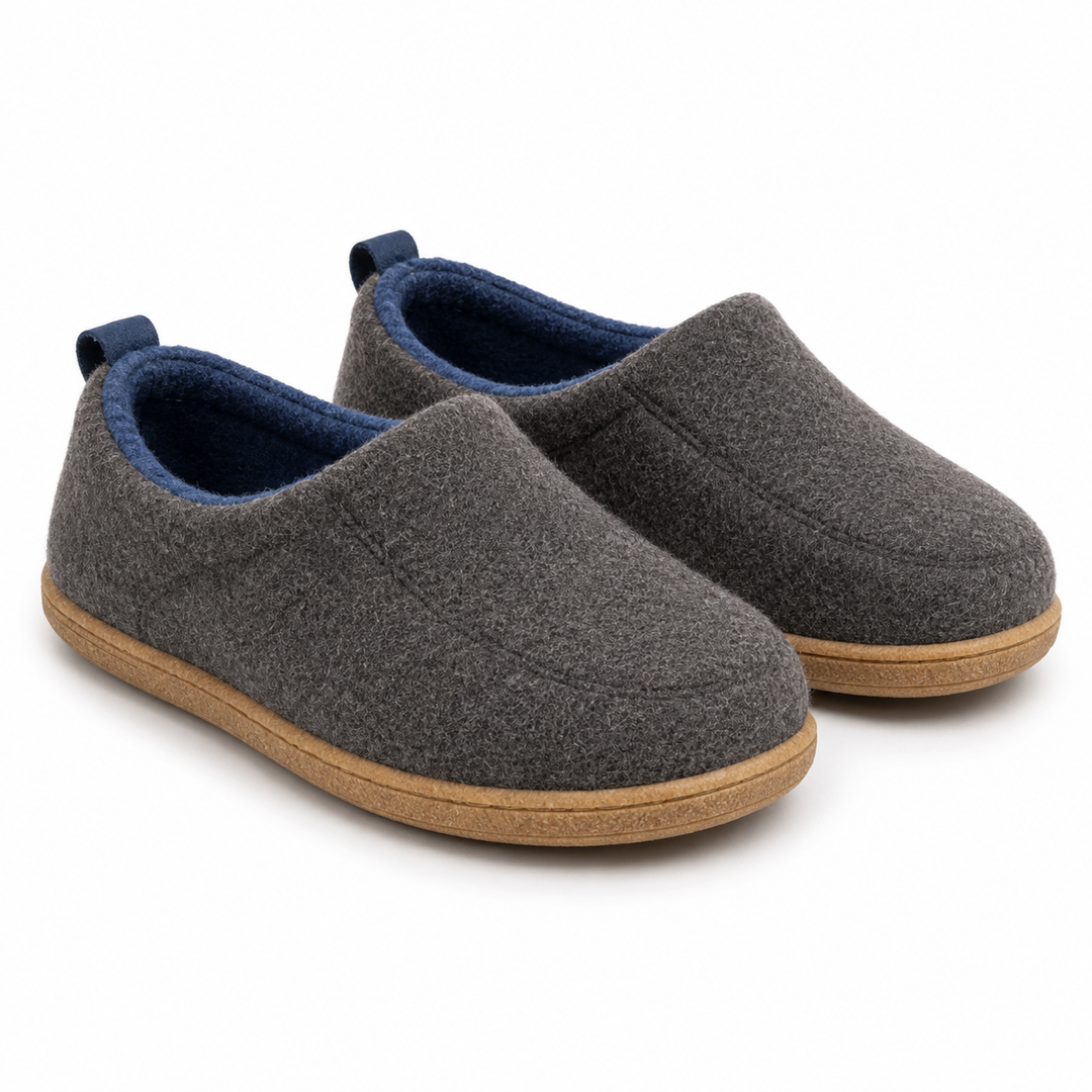 Orthopedische unisex pantoffel voor binnenshuis – harde zool & fleece-voering