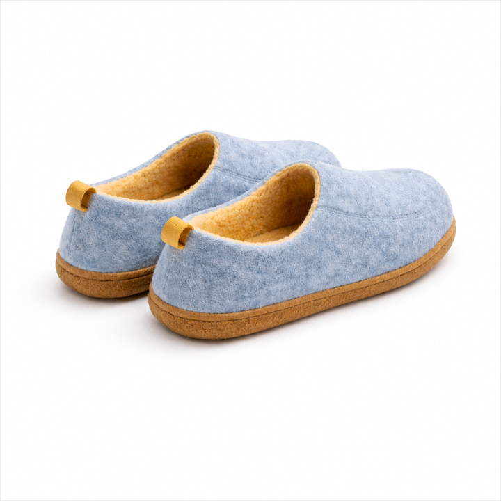 Orthopedische unisex pantoffel voor binnenshuis – harde zool & fleece-voering