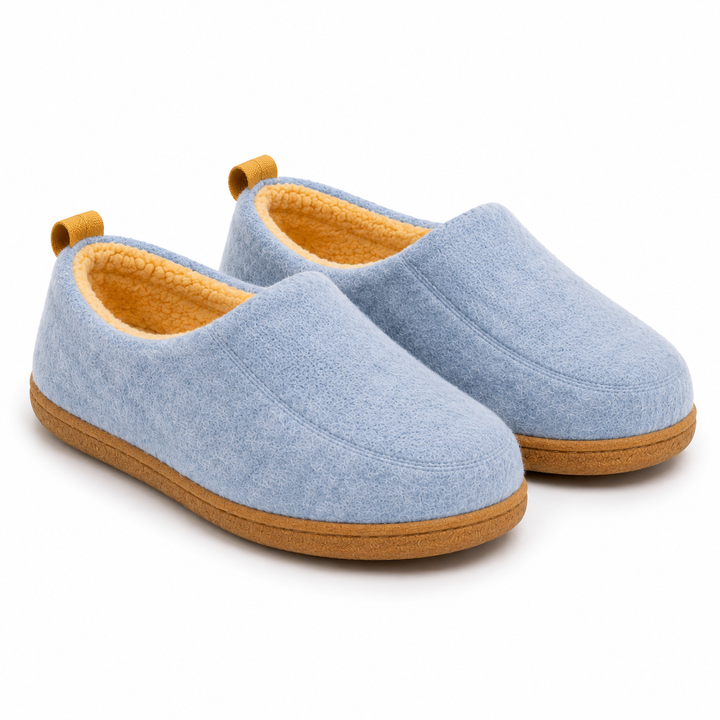 Orthopedische unisex pantoffel voor binnenshuis – harde zool & fleece-voering