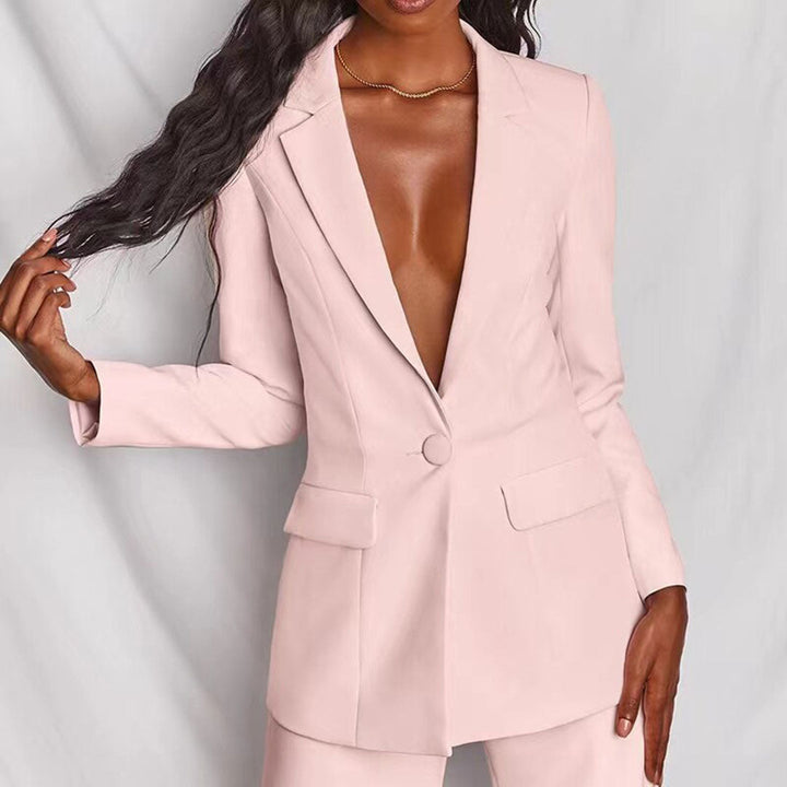 Elegante blazer en broek voor dames - Loradea