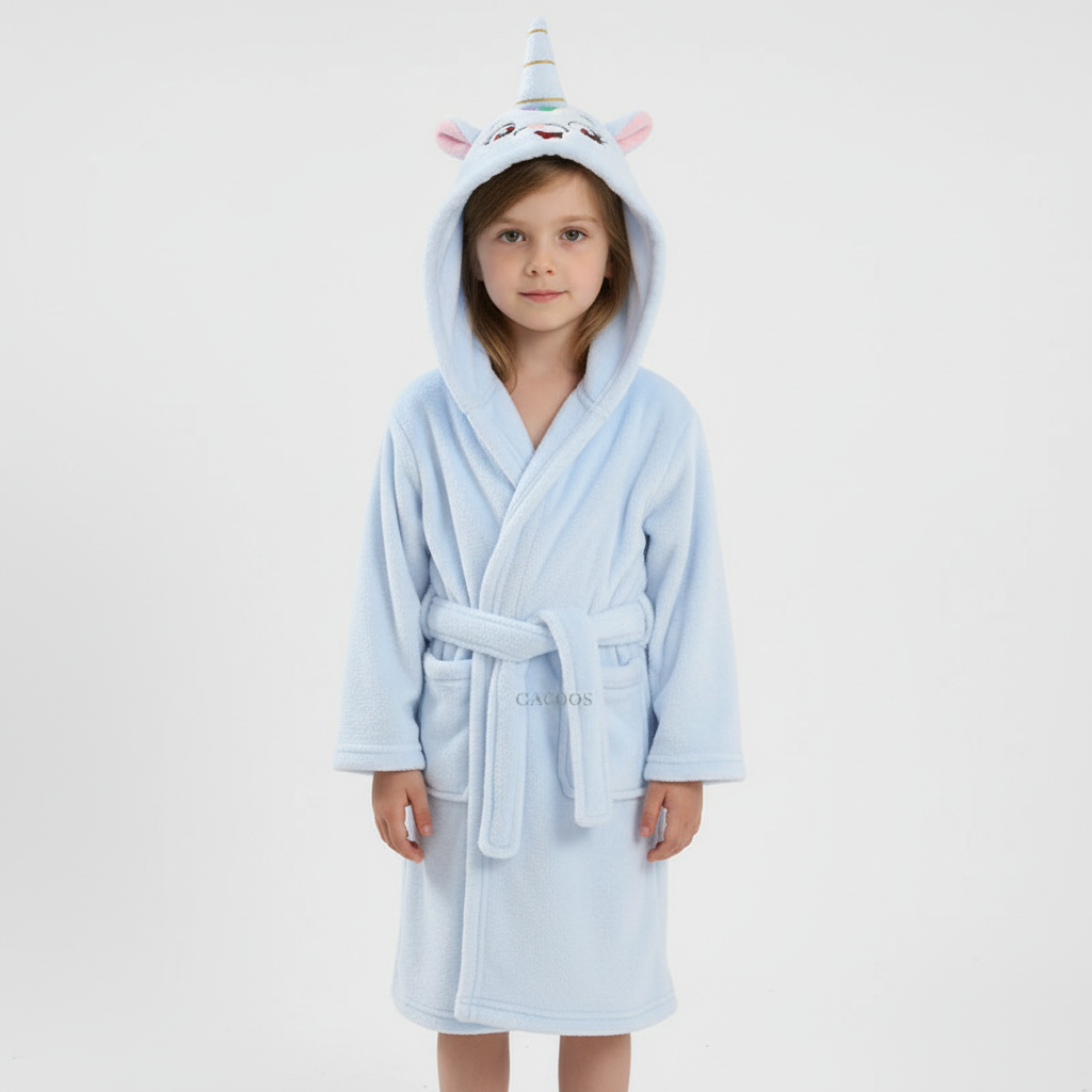 Plush kindermorgenjas - CozyWrap