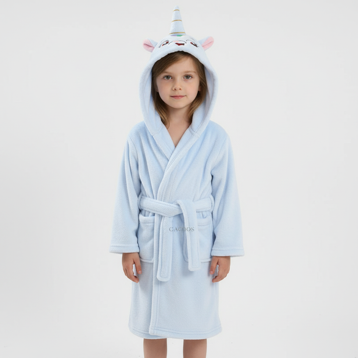 Plush kindermorgenjas - CozyWrap