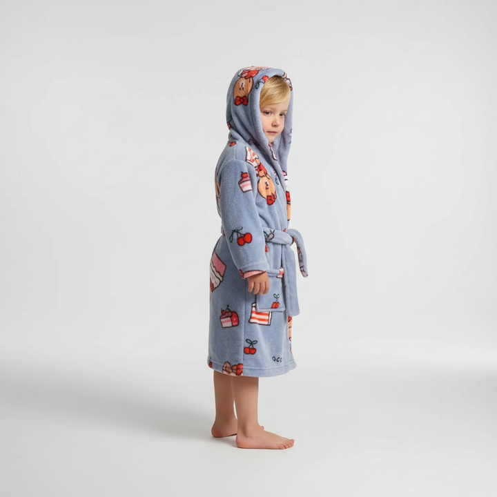 Plush kindermorgenjas - CozyWrap