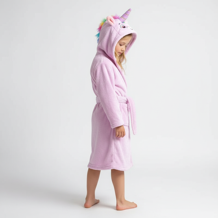 Plush kindermorgenjas - CozyWrap