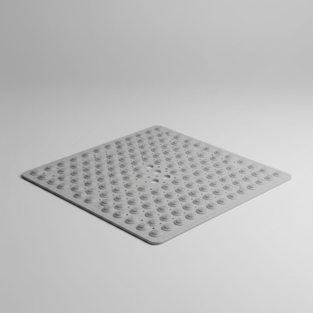 Vierkante pvc-douchemat – GripSquare
