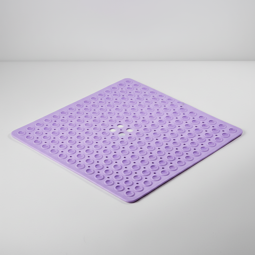 Vierkante pvc-douchemat – GripSquare