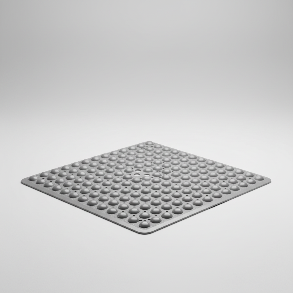 Vierkante pvc-douchemat – GripSquare