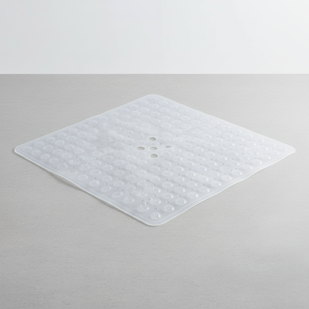Vierkante pvc-douchemat – GripSquare