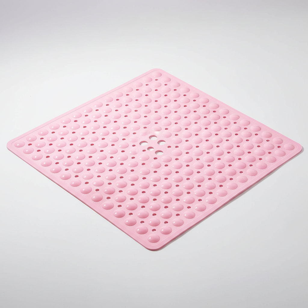 Vierkante pvc-douchemat – GripSquare
