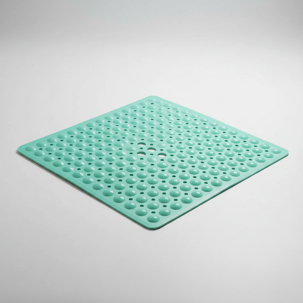 Vierkante pvc-douchemat – GripSquare
