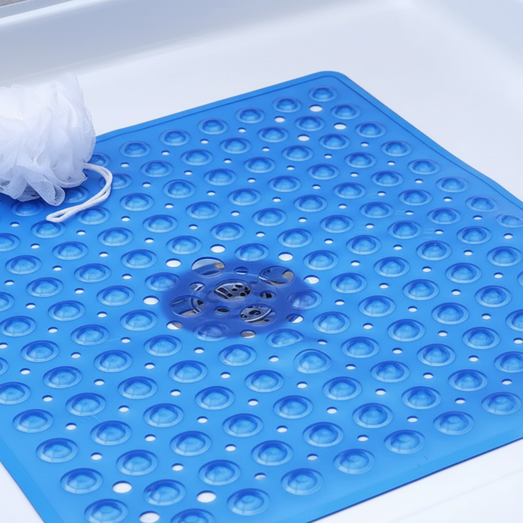 Vierkante pvc-douchemat – GripSquare