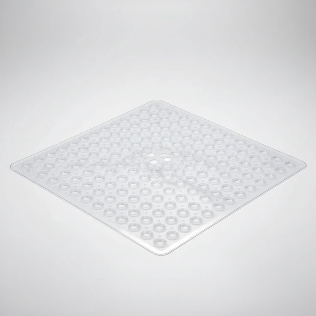 Vierkante pvc-douchemat – GripSquare