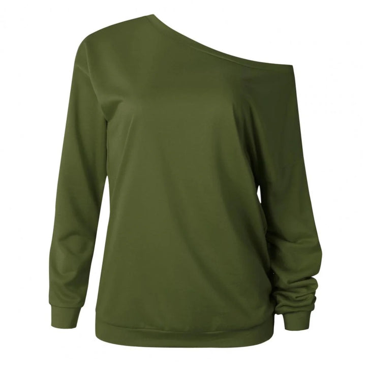 Eén off-shoulder losse warme damestrui - Beatrix