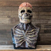 Realistisch skelet-halloweenmasker met hersenen voor volwassenen