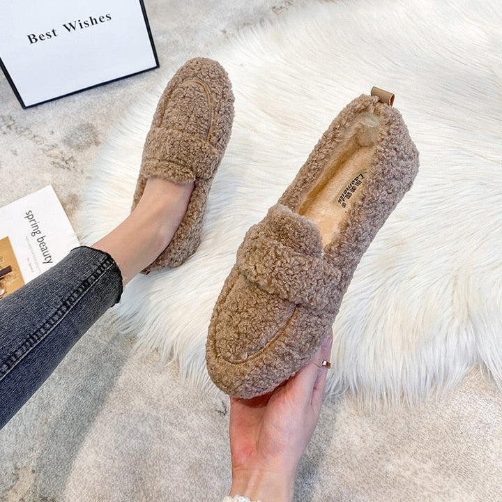 Sazhna - Pluche pantoffels sloffen dames
