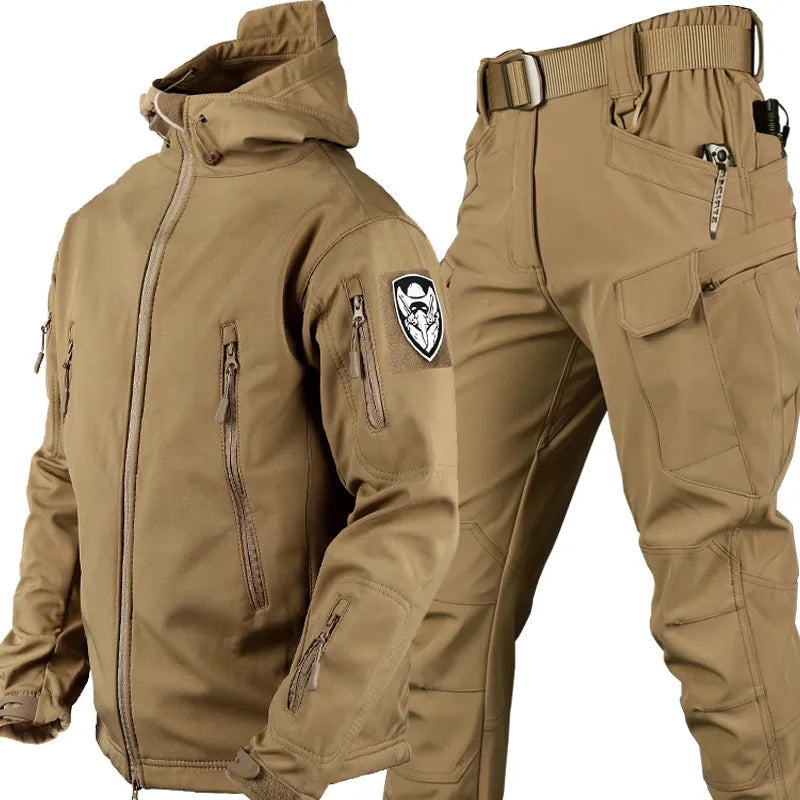 Tactisch wind- en waterdicht outdoorpak voor heren – Logan