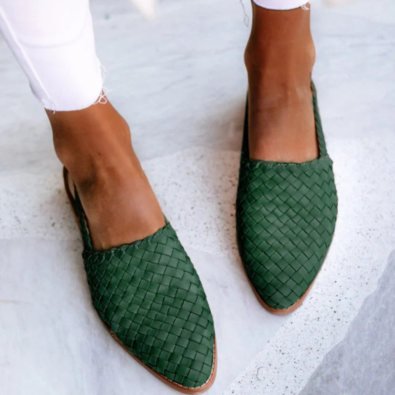 Leren dames sandalen met hak - Hilga