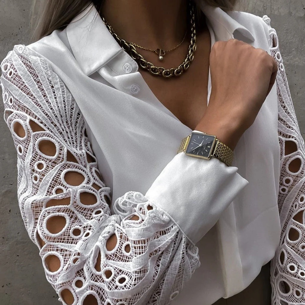 Stijlvolle casual blouse voor dames, chique top voor elke dag